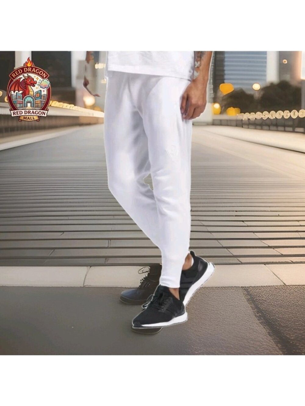 Adidas Patrick Mahomes Z.N.E. Woven Track Pants White Zip JY3801 - Men's Size L